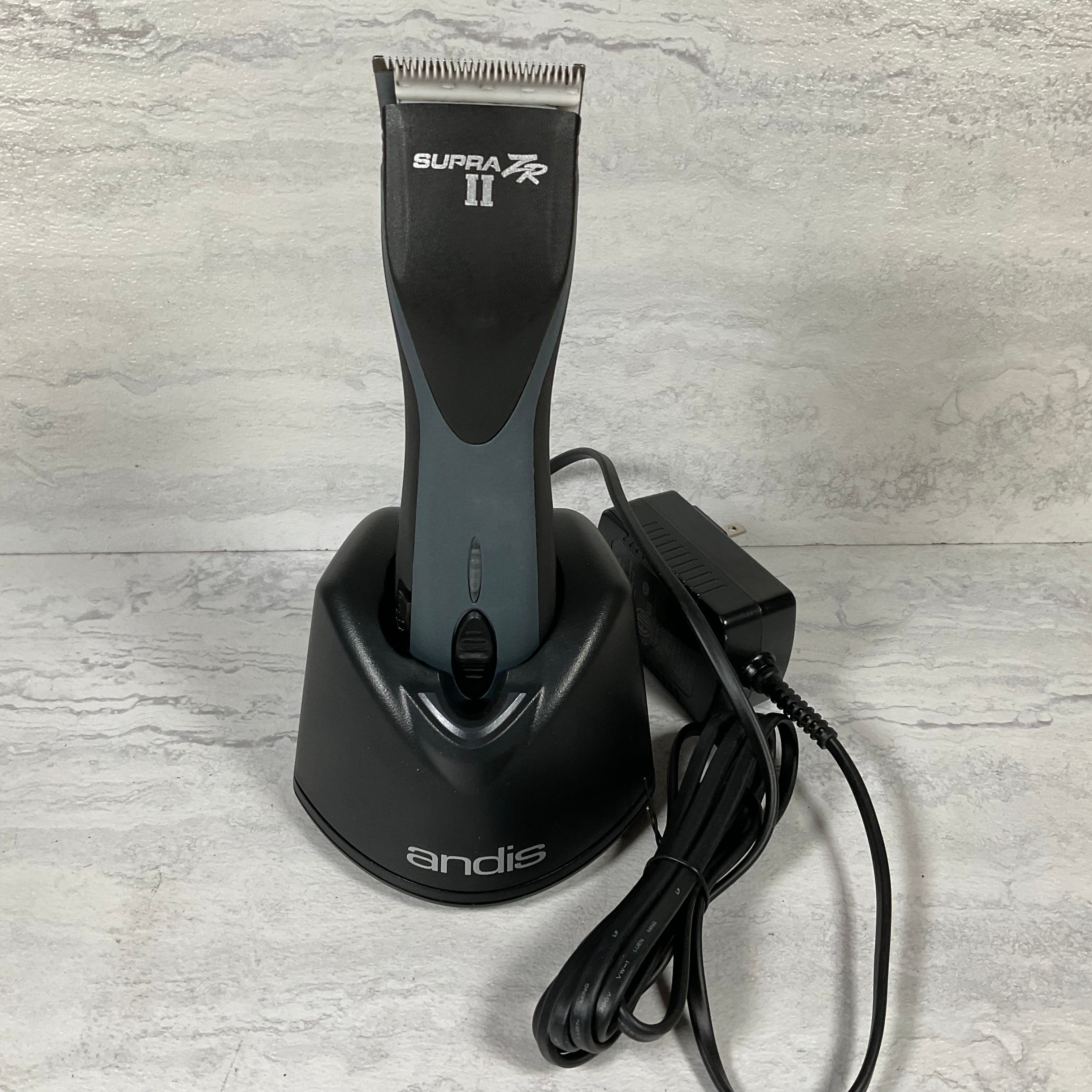 Andis 79005 Supra ZR II Cordless 5-Speed Detachable Blade Clipper (7329379516654)